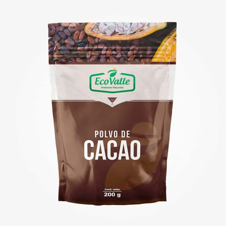 Cacao en polvo bolsa x 200g EcoValle