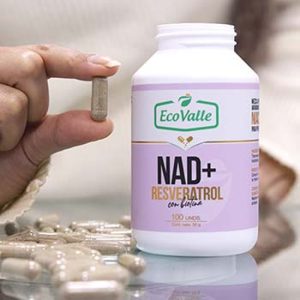 Cápsulas de NAD+ Resveratrol y biotina